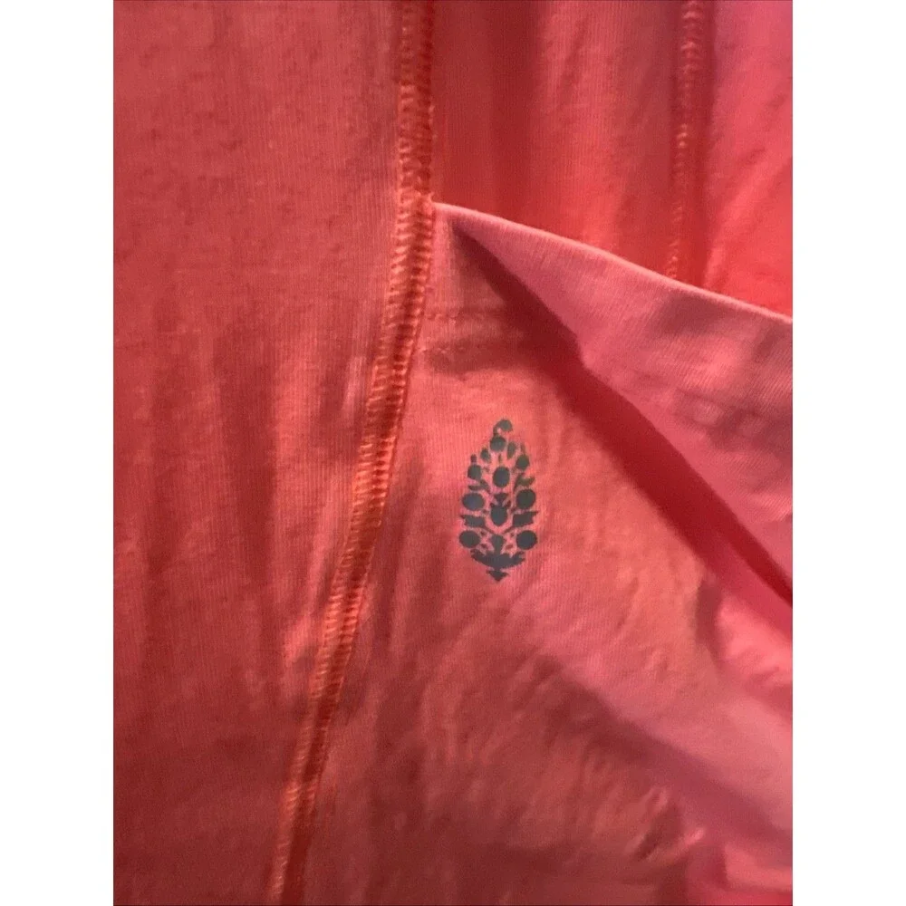 RARE!!! Free People FP Movement Utility Cargo Pocket Oversized Jumpsuit Coral XL